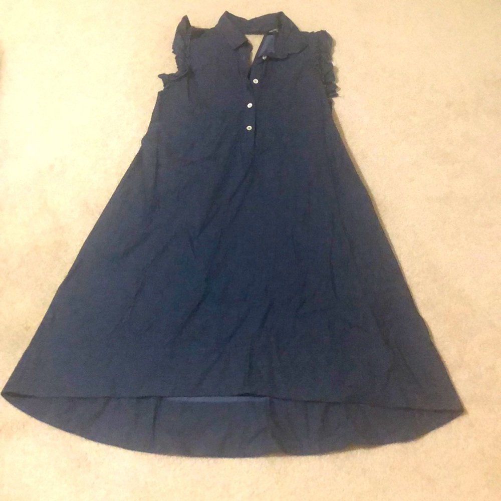 Pietro Brunelli Chambray maternity dress.